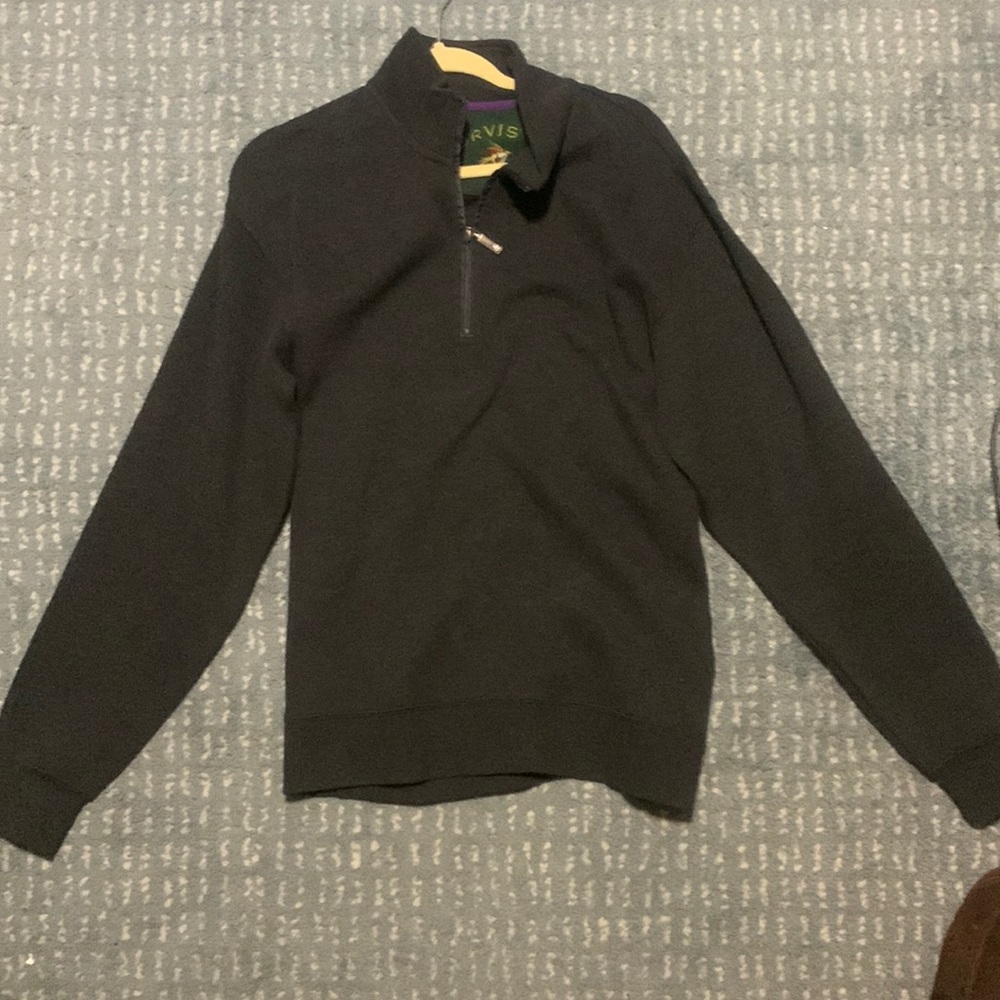 Black Orvis Sweater. Tag still attached